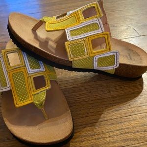 Think Sandels Cork Sole Retro Style Size 36/6